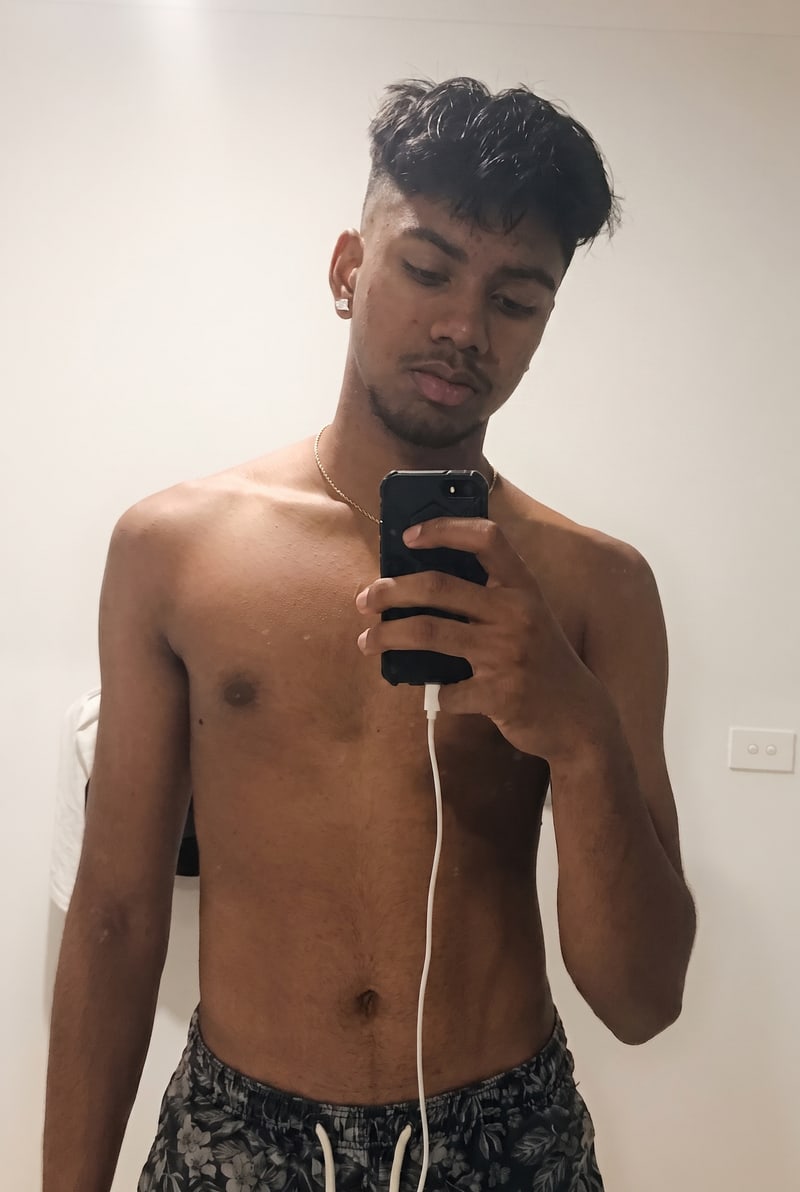Hesh in January 2019 at 67 kg