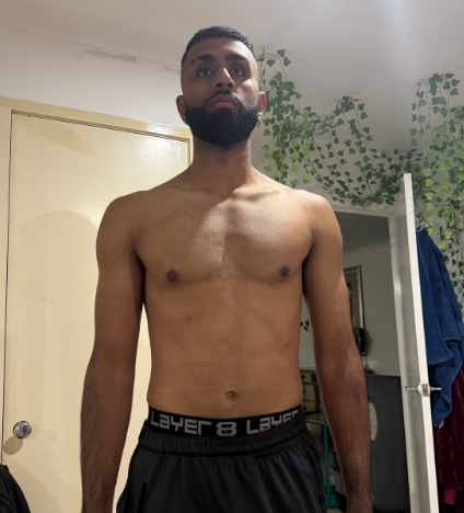 Client 106 kg down to 90 kg over 12 weeks, after